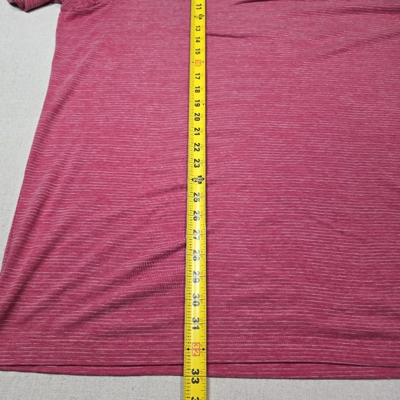 Travis Mathew Mens Size XXXL Golf Polo Shirt The Heater Polo Series Red Striped - Picture 7 of 7